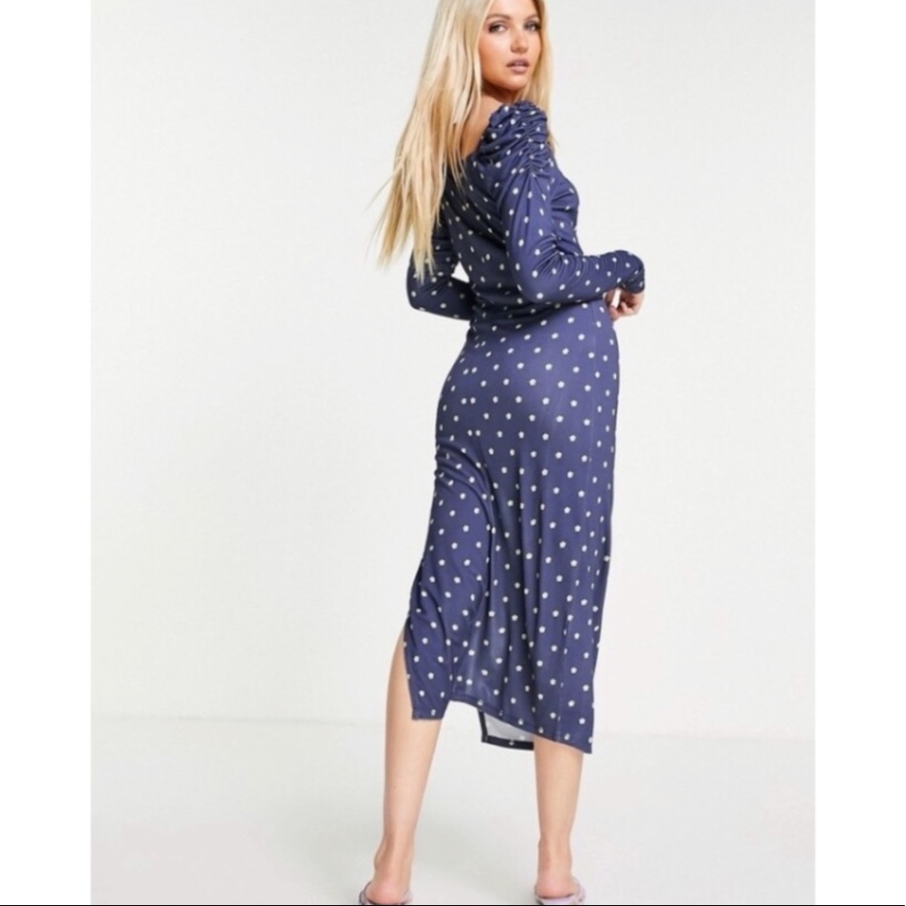 2022 COLLECTION TED BAKER MEEGWIN JERSEY DRESS SZ US 12/14 OR TED SZ 5